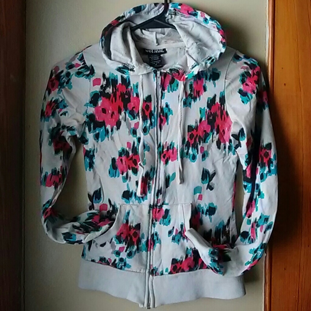 Abstract Zipup Hoodie